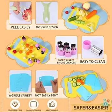 Arme 20 Pieces Wooden Kids Knife Set， Kids Safe Knifes For Cooking，Kids Kitchen Knives For Parent-Child Games&Exercise Hands-On Ability&Gifts