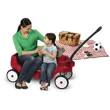 Radio Flyer Grandstand 3-in-1 Wagon, Red