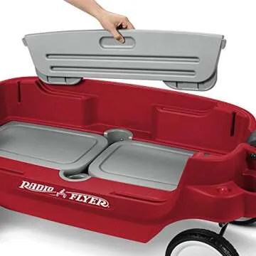 Radio Flyer Grandstand 3-in-1 Wagon, Red