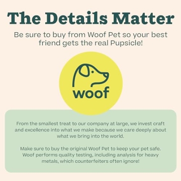 WOOF Starter Pack - Interactive Dog Toys for Boredom - Dog Treat Molds Silicone - Chicken-Flavored Healthy Dog Treats - Pupsicle Dog Enrichment Toy - Extra Large Dog Toys - 25-75 lbs