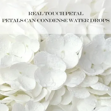 Lifelike JINWOE White Hydrangea Flowers for All Occasions