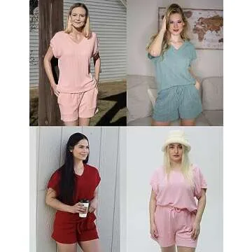 Stylish MEROKEETY Womens Cable Knit Pajama Set - Shop Now!