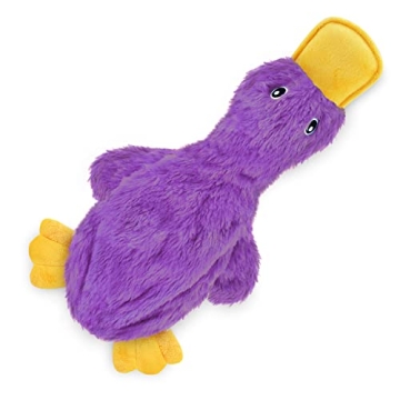 Best Pet Supplies Crinkle Dog Toy for Small, Medium, and Large Breeds, Cute No Stuffing Duck with So...