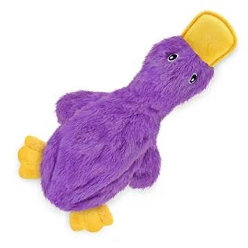 Best Pet Supplies Crinkle Dog Toy for Small, Medium, and Large Breeds, Cute No Stuffing Duck with So...