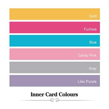 EDSG Christmas Cards Personalized Merry Christmas Cards Gifts Greeting Cards Xmas Gifts Custom Laser Paper Cut Card with Any Name for Nanny Friends Son Daughter Wife Husband Niece(Pink)