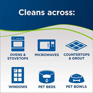 Bissell PowerFresh Lift-Off Pet Steam Mop, Steamer, Tile, Bathroom, Hard Wood Floor Cleaner, 1544A, Orange