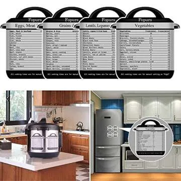 Fopurs Pressure Cooker Accessories Set, Compatible with Instant Pot 5,6,8 QT, Steamer Basket, Egg Bites Mold, Springform Pan, Egg Rack, 4 Cooking time Magnets, Dish Clip, Silicone Mitts and More