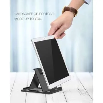 MoKo Portable Phone/Tablet Stand - Adjustable Holder for All Devices
