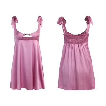 Sexy Satin Mini Dress for Women - Perfect Party Attire