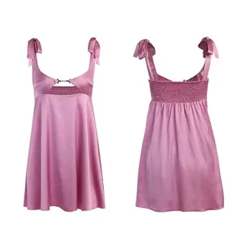 Sexy Satin Mini Dress for Women - Perfect Party Attire