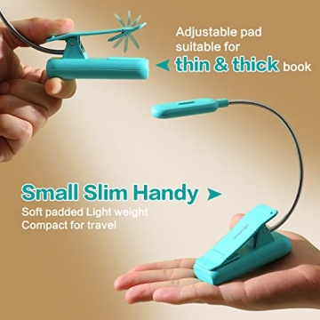 VAVOFO Clip On Book Light for Easy Reading Anywhere