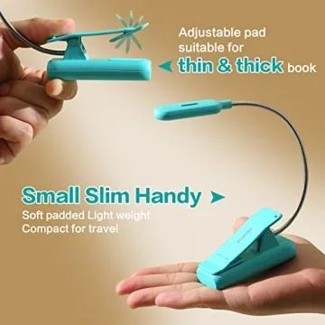 VAVOFO Clip On Book Light for Easy Reading Anywhere