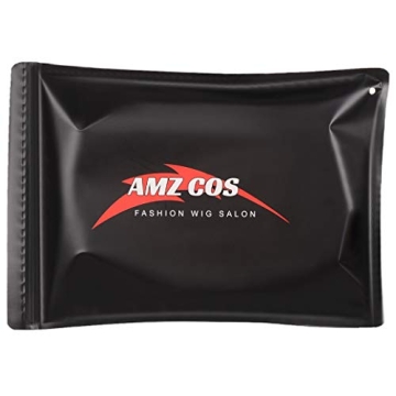 AMZCOS 15 Inch Purple Bob Wig with Bangs - Stylish and Versatile