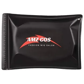 AMZCOS 15 Inch Purple Bob Wig with Bangs - Stylish and Versatile