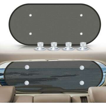Car Window Shades - 99.98% UVR Protection Fits Back Windows
