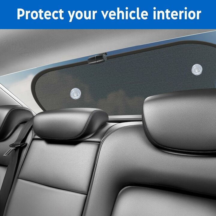 Car Window Shades - 99.98% UVR Protection Fits Back Windows