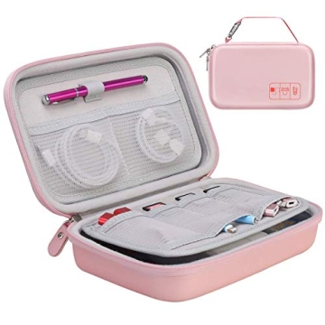 Canboc Hard Travel Electronic Organizer Case for MacBook Power Adapter Charger, Cable, Mouse Power B...