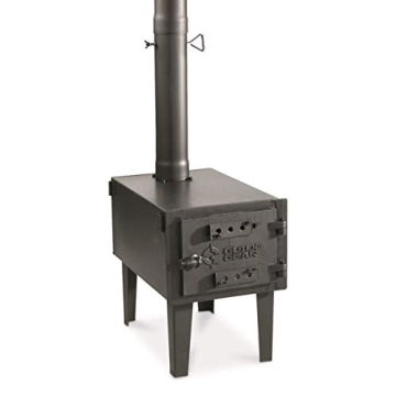 Guide Gear Outdoor Wood Burning Stove for Cooking & Camping