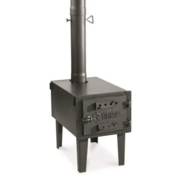 Guide Gear Outdoor Wood Burning Stove for Cooking & Camping