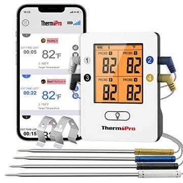 ThermoPro TP25 Wireless Meat Thermometer 4 Probes Bluetooth