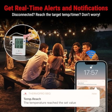 ThermoPro TP25 Wireless Meat Thermometer 4 Probes Bluetooth