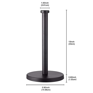 Elegant Stainless Steel Paper Towel Holder for Kitchen