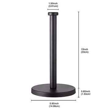 Elegant Stainless Steel Paper Towel Holder for Kitchen