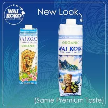 Organic Coconut Water - Wai Koko 1L (6pk) - Pure Hydration