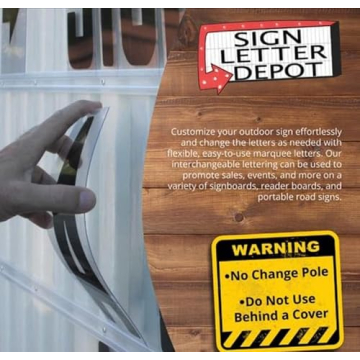 300-piece Flexible Marquee Letters Set for Signage