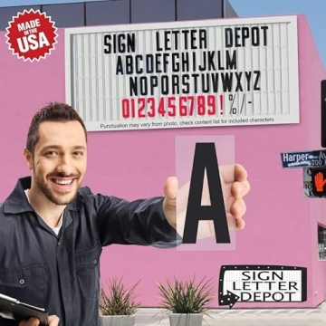 300-piece Flexible Marquee Letters Set for Signage