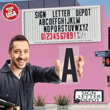 300-piece Flexible Marquee Letters Set for Signage