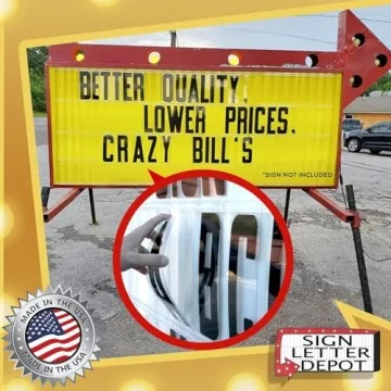 300-piece Flexible Marquee Letters Set for Signage