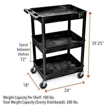 Stand Steady Tubstr Utility Cart - Compact, 300 lbs Capacity