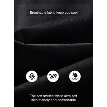 JMIERR Men's Casual Joggers Pants - Cotton Drawstring Chinos Cargo Pants Hiking Outdoor Twill Track Jogging Yoga Sweatpants Jogger Pants with Pockets for Men Slim Fit, US 32(S), A Black