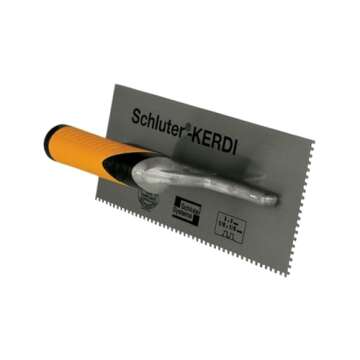 Schluter Kerdi Square-Notch Trowel - Ideal for Installing Kerdi - 1/8-Inch X 1/8-Inch, 1-Pack - TRL-KER
