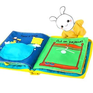 Touch and Feel Cloth Book - Sensory Fun for Babies and Toddlers