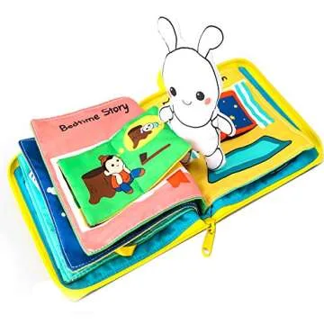 Touch and Feel Cloth Book - Sensory Fun for Babies and Toddlers