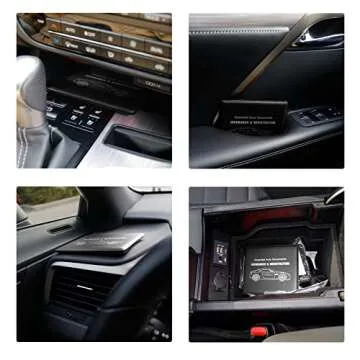 UYYE Compact Car Registration Card Holder - 2 Pack