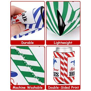 Derby Day Party Can Sleeves Talk Derby to Me Race Horse Neoprene Beverage Can Cover Sleeve Run for T...