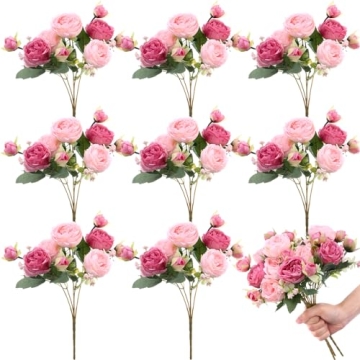 Yuxung Artificial Peonies for Weddings and Home Decor