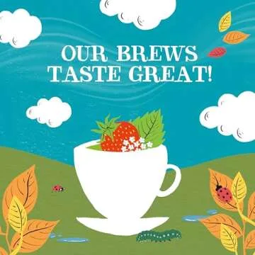 Clipper Tea Strawberry & Elderflower Herbal Tea – Caffeine Free, USDA Organic, Great Hot or Iced – Refreshingly Fruity, Natural, Fair & Delicious – 20 Tea Bags