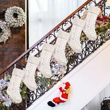 Luxurious 18 Inch Christmas Stockings for Holiday Decor
