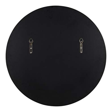 Kate and Laurel 23.6-Inch Gold Leaf Decorative Round Mirror