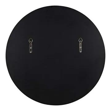 Kate and Laurel 23.6-Inch Gold Leaf Decorative Round Mirror