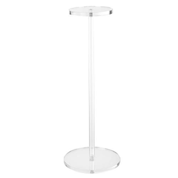 MyGift 16-Inch Clear Acrylic Hat and Wig Display Stand