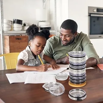 Whiidoom Tumbler Lid Organizer for Kitchen Organización