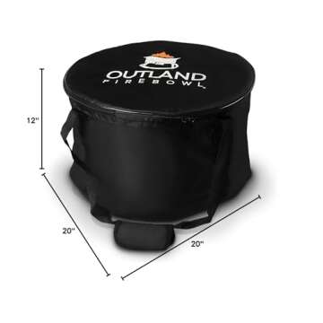 Outland Living Firebowl UV and Weather Resistant 760 Standard Carry Bag, Fits 19-Inch Diameter Outdoor Portable Propane Gas Fire Pit