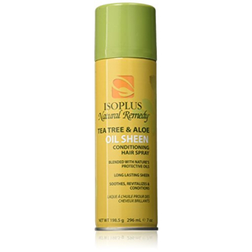 Isoplus Natural Remedy Tea Tree & Aloe Oil Sheen Conditioning Spray 7 Oz