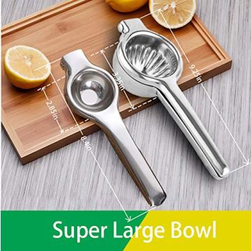 HOMSUN Large Stainless Steel Lemon Squeezer for Efficient Juicing