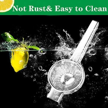HOMSUN Large Stainless Steel Lemon Squeezer for Efficient Juicing